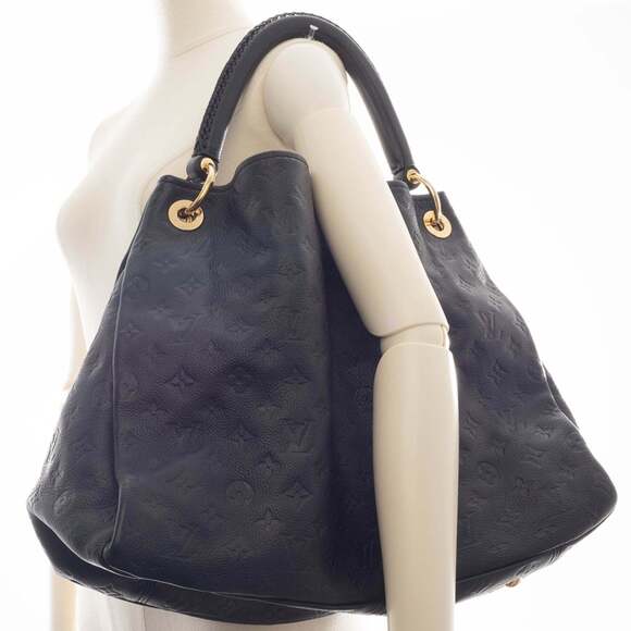 Louis Vuitton Artsy MM Shoulder Bag M93448 Monogram Empreinte Leather Black W... - Picture 11 of 16